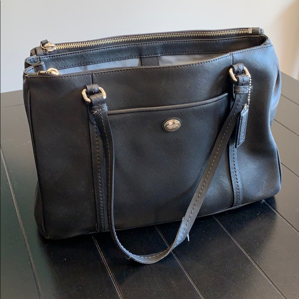 Coach Black Leather Purse
